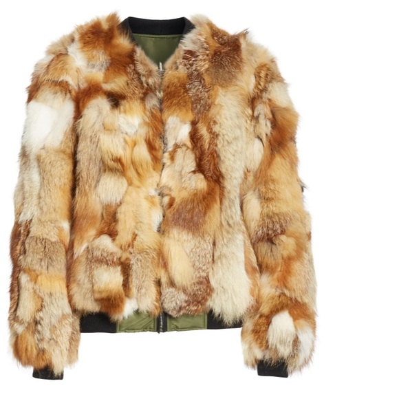 Alice + Olivia Jackets & Blazers - Nordstrom Fur Coat Reversible Genuine Fox $1195